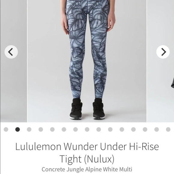 Lululemon Wunder Under HR  concrete jungle Alpine 4 - Picture 15 of 16